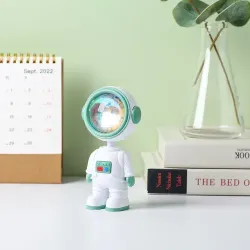 Lampe projecteur LED d'astronautes étoilé néon avec coucher de soleil