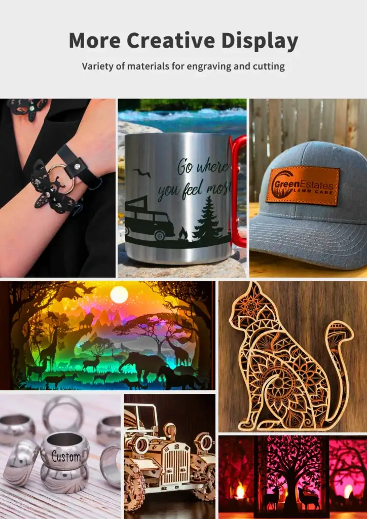 Laser creative display