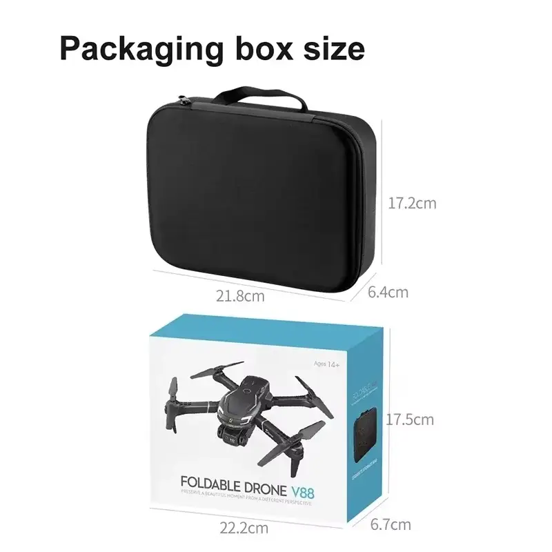 Xiaomi MIJIA V88 Drone Packaging box size